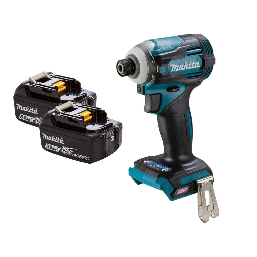 MAKITA TD001GZ 40V IMPACT DRIVER KIT 2 X 5.0AH BATTERIES