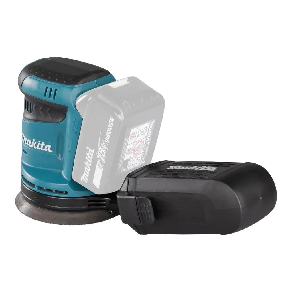 MAKITA 18V LXT CORDLESS SANDER KIT INCLUDING 2 X 5.0AH BATTERIES