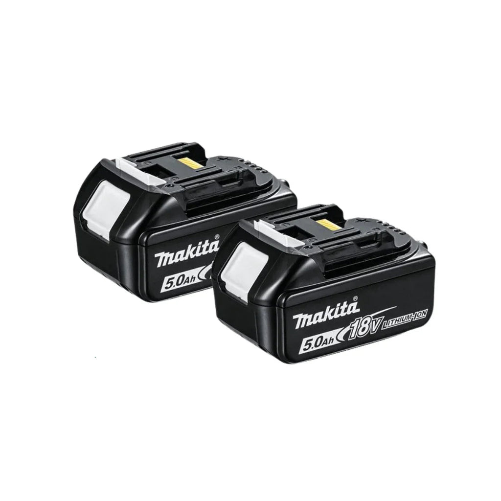 MAKITA 18V LXT 125MM BRUSHLESS GRINDER DGA504Z INCLUDING 2 X 5.0AH BATTERIES