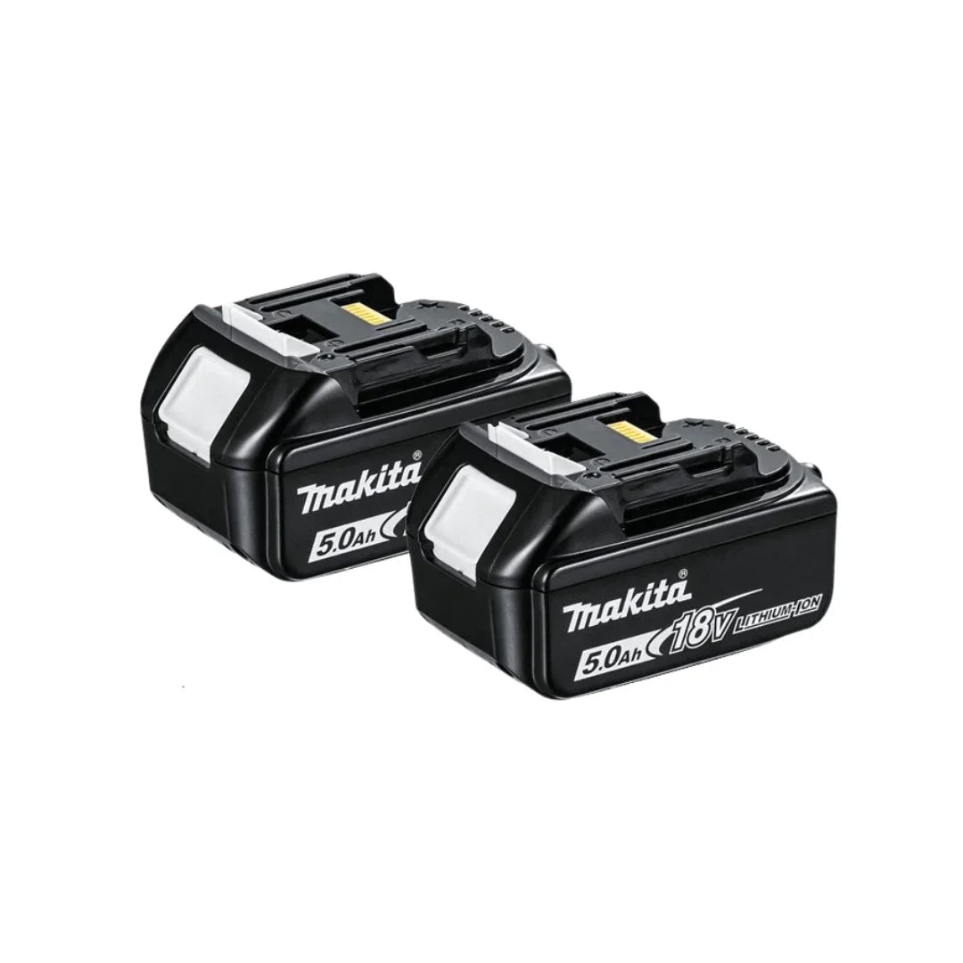 MAKITA 18V LXT 125MM BRUSHLESS GRINDER DGA504Z INCLUDING 2 X 5.0AH BATTERIES